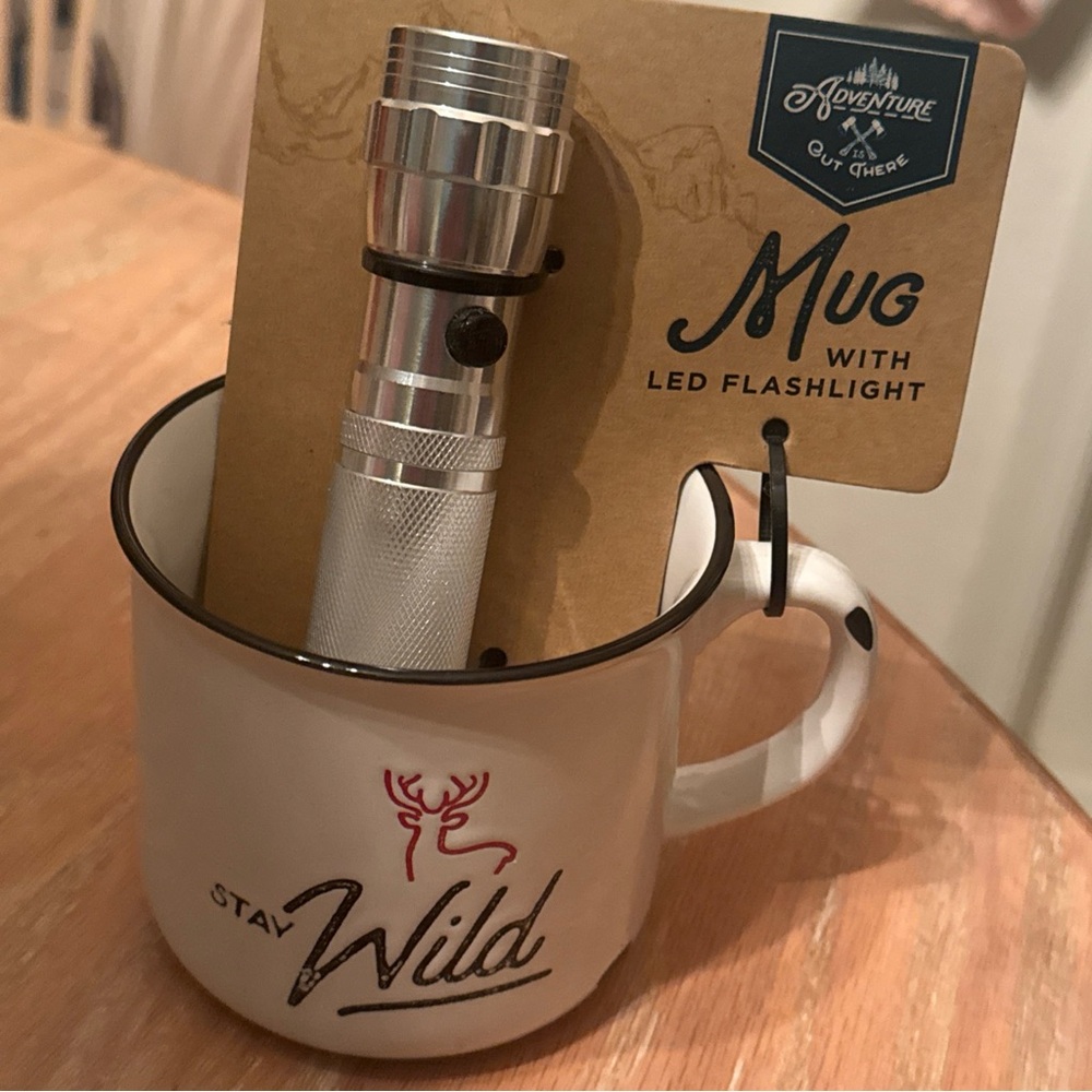 Stay Wild Mug with LED Flashlight